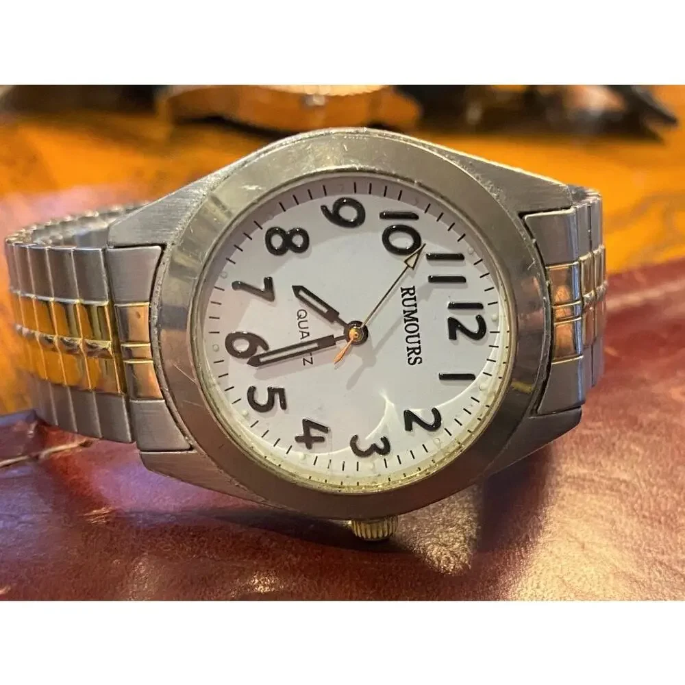 Men's 37mm Two Tone Rumours Watch, Expansion Band